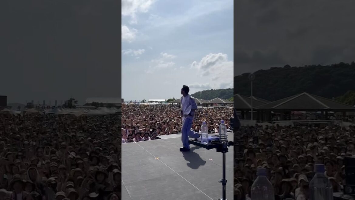 #森道市場、ありがとうございました！ステージカメラより「ノンフィクション」をお届け📹✨ #松下洸平 #春フェス