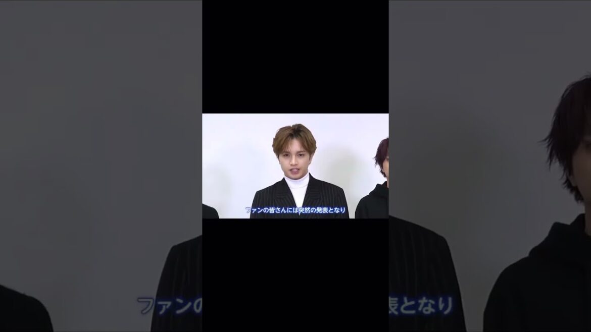 【中島健人 Sexy Zone卒業】