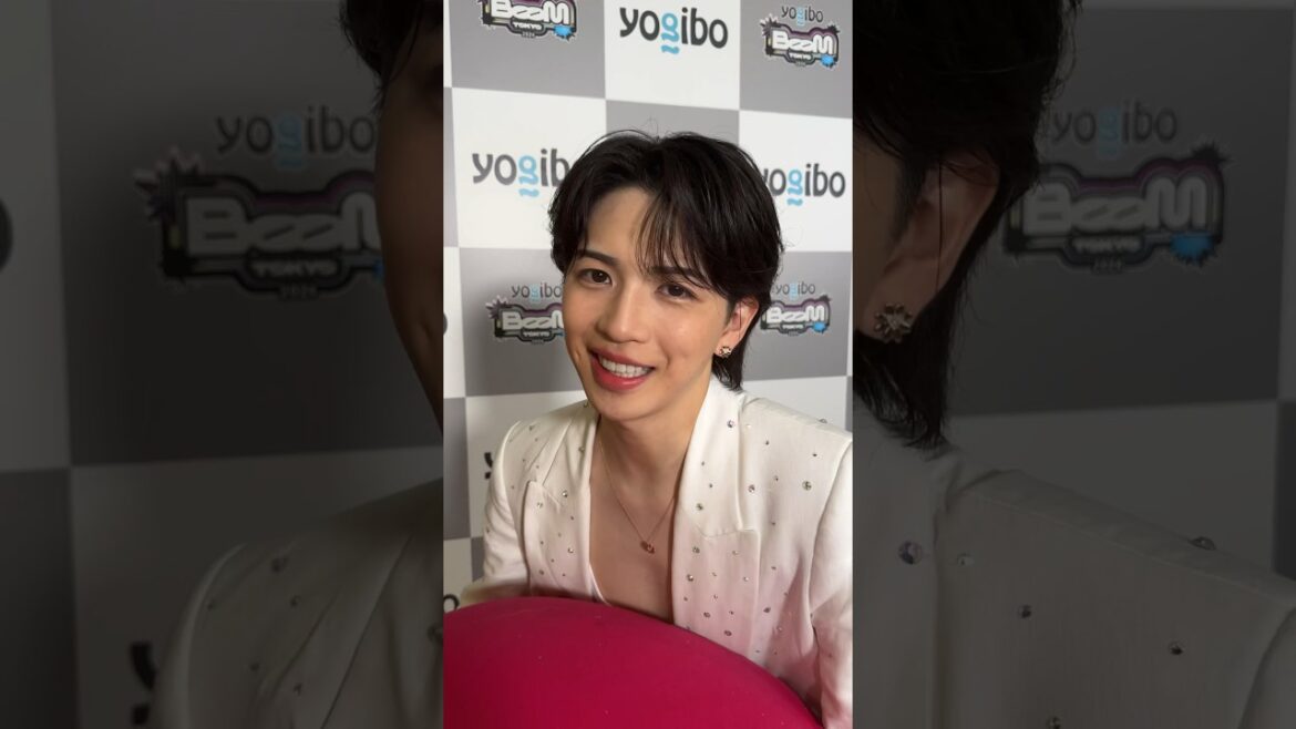 Yogiboもふもふきもちーね😆💓#岩橋玄樹 #いわちの舞台裏 #YogiboBOOMTOKYO2024 #Yogibo #shorts