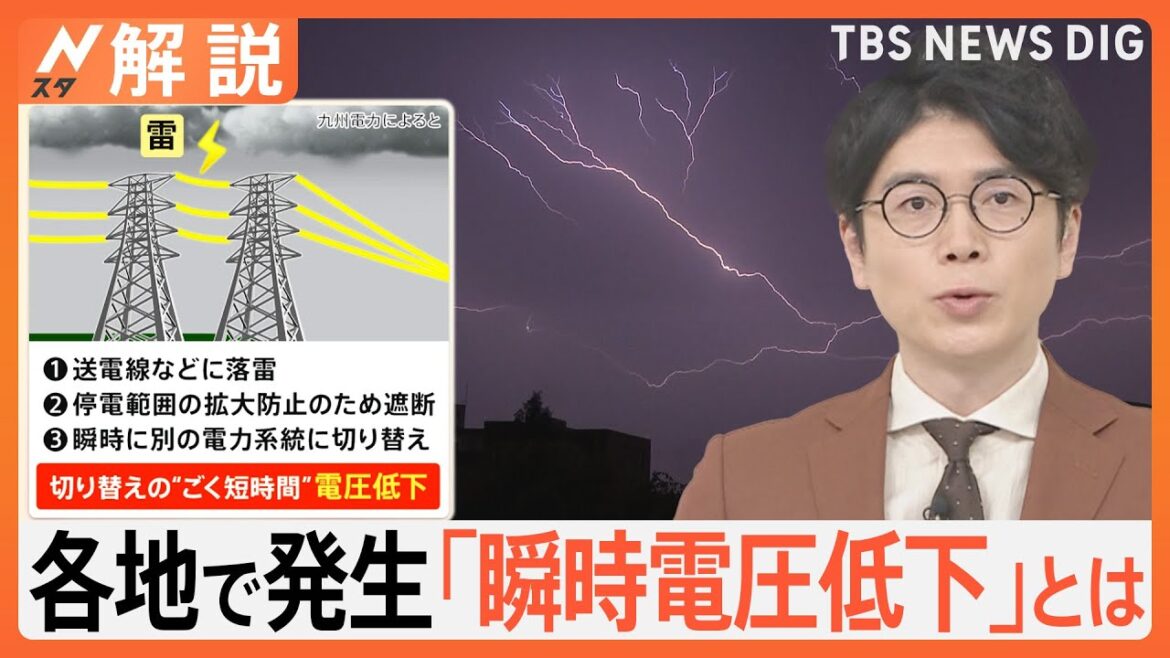 「瞬時電圧低下」とは?電気機器はデータ消失などの可能性も ディズニーでは一時停電でアトラクション停止【Nスタ解説】|TBS NEWS DIG 「瞬時電圧低下」とは?電気機器はデータ消失などの可能性も ディズニーでは一時停電でアトラクション停止【Nスタ解説】|TBS NEWS DIG