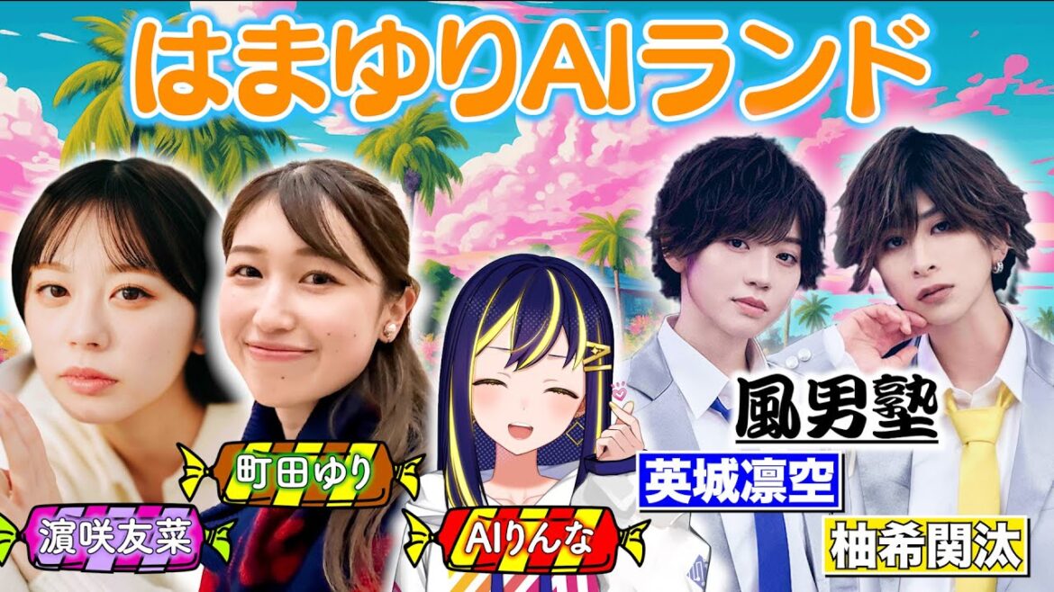 【はまゆりAIランド】MC：濵咲友菜 & 町田ゆりのAIバラエティ！　今回のゲストは風男塾・柚希関汰＆英城凛空！　ノーリアクションジェンガ開催でスタジオが静まり返る！？