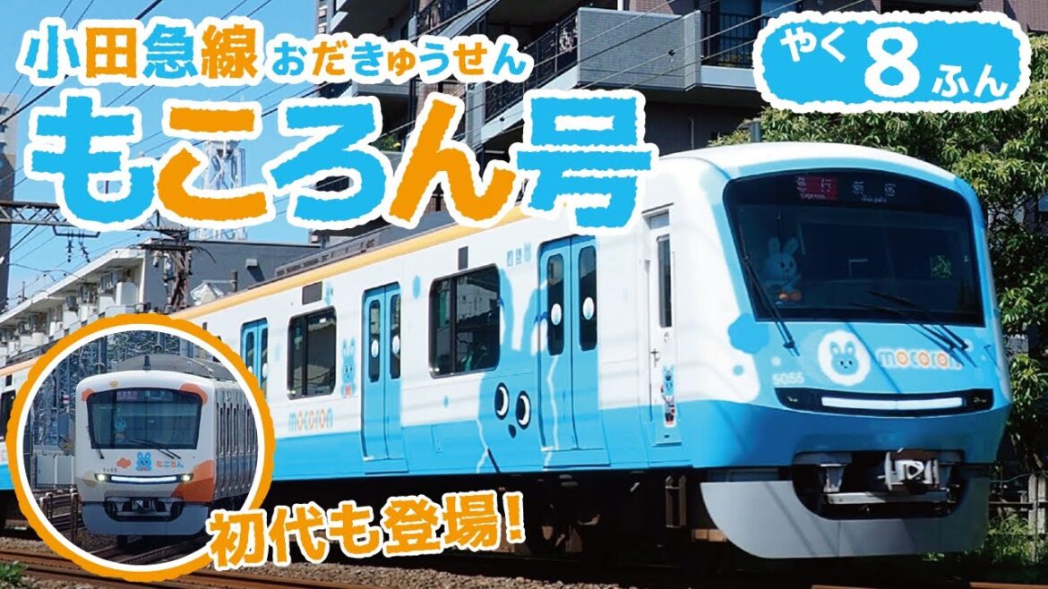 新旧どちらも登場！小田急線「もころん号」だらけの8分【電車好き子ども向け】