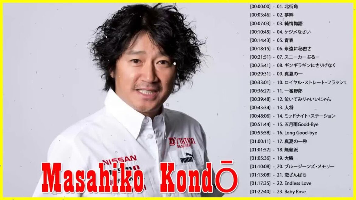 近藤真彦 ベストヒット ♫♫ 近藤真彦 おすすめの名曲 ♫♫ Masahiko Kondō Greatest Hits 2021