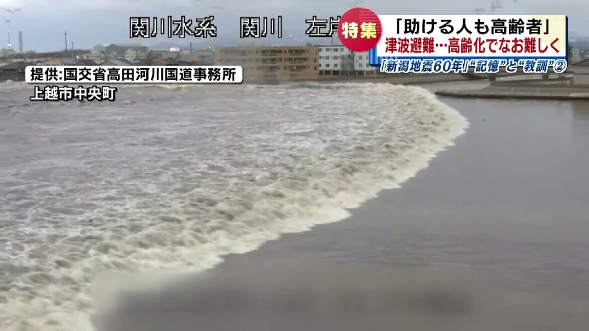 【特集】新潟地震60年 「助ける人も高齢者」津波からの避難 高齢化で浮かぶ課題《新潟》 【特集】新潟地震60年 「助ける人も高齢者」津波からの避難 高齢化で浮かぶ課題《新潟》