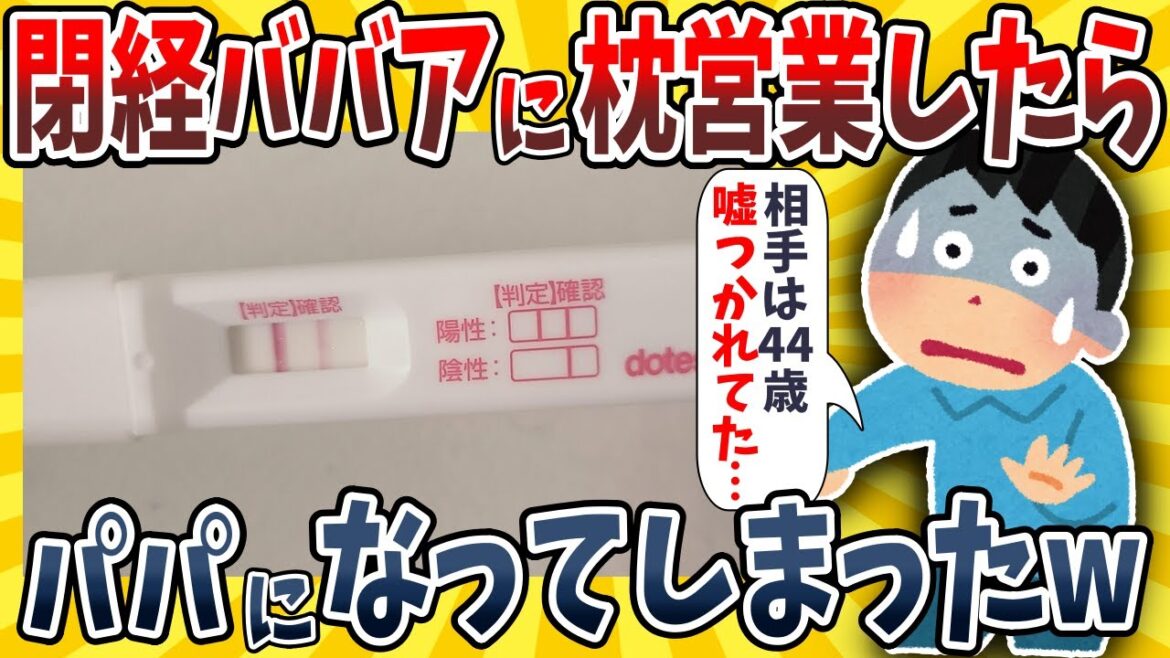 【2ch面白いスレ】ワイ、閉経済みのおばさんに枕営業をかけたら妊娠してしまったんだがwwww【ゆっくり解説】