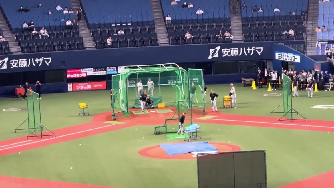 【1人だけ異次元の飛距離】佐藤輝明 バッティング練習 ②