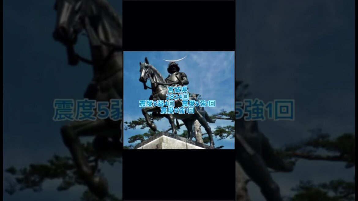 2011年震度1以上を観測した場所#shorts#地震
