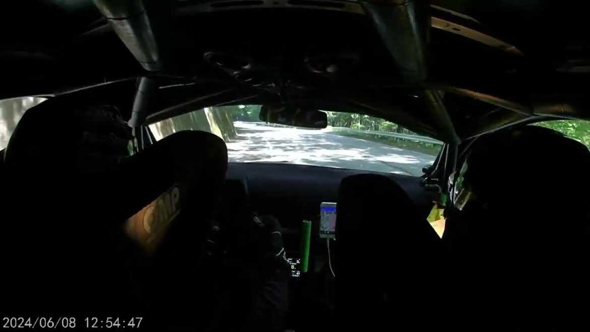 GR YARIS Rally2 碓氷峠を昼間から全開走行！！全日本ラリー モントレー2024 SS3 Old Usui Touge I = 9.10KM