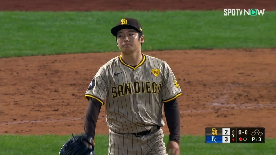 【パドレス・松井裕樹 1点ビハインドの7回に登板】すべてフライで打ち取り三者凡退に抑える！