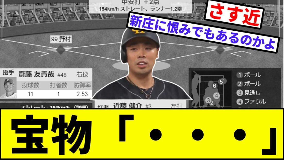【おハム陣営「近藤さん...？」】宝物「・・・」【なんJ反応】【プロ野球反応集】【2chスレ】【1分動画】【5chスレ】【日本ハムファイターズ】【ソフトバンク】【近藤健介】【パリーグ】