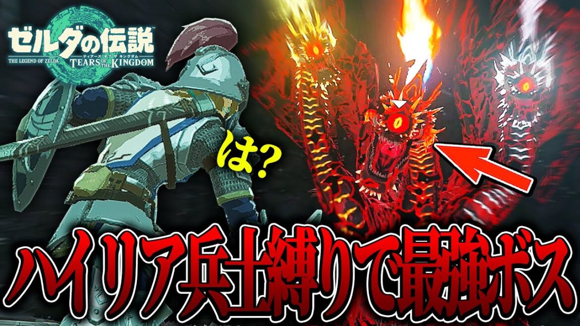 【ティアキン】0から始める『ハイリア兵士装備縛り』で"キンググリオーク"に挑んでみたら過去一大変なことになりました.....【ゼルダの伝説 ティアーズ オブ ザ キングダム実況】