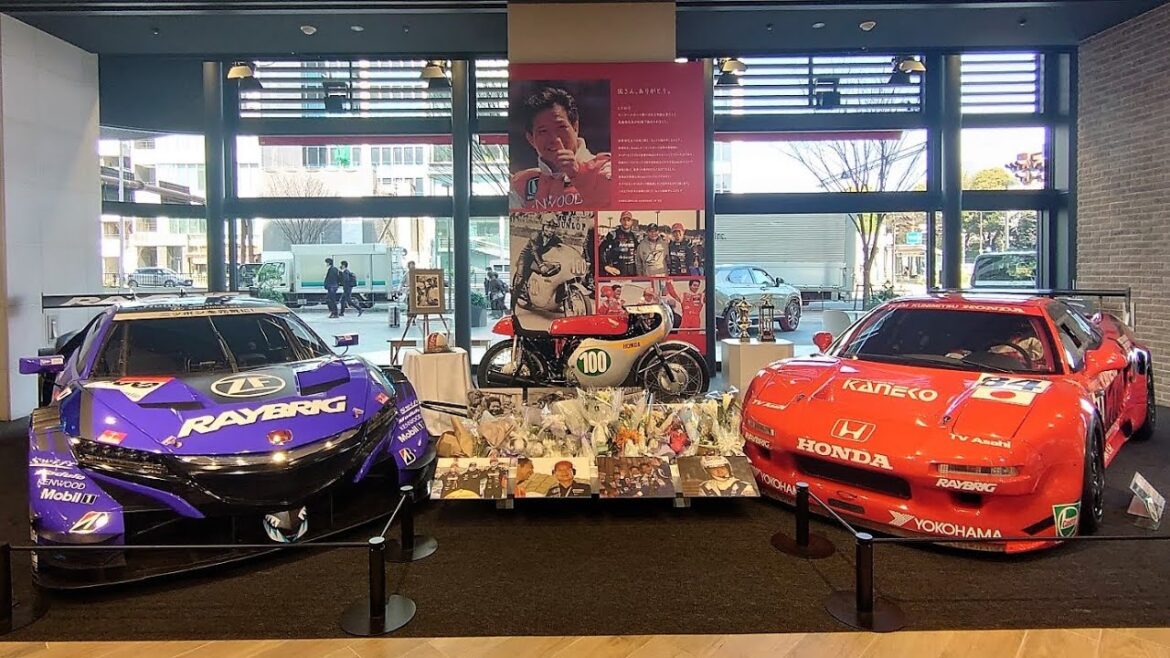 【HONDA】高橋国光さんの追悼展示 RC162 NSX-GT2 NSX-GT500  ウェルカムプラザ青山