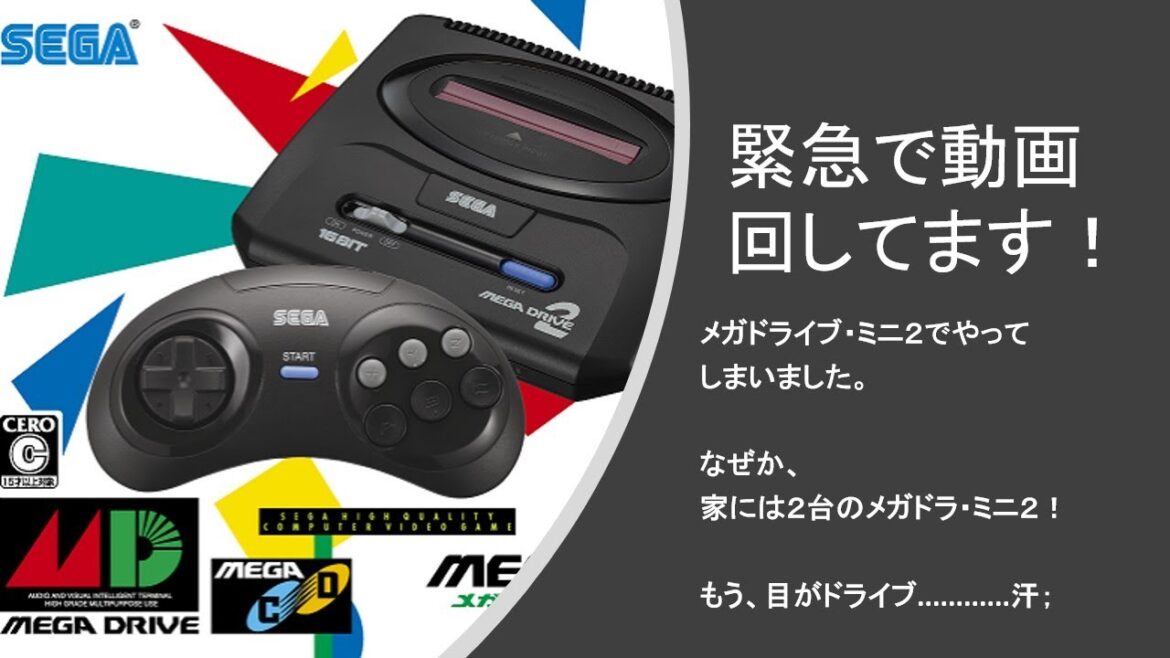 【MD Mini2】メガドライブミニ２のオプションを買ったつもりが。。。。 #megadrivemini #もちもちの屋根裏倉庫
