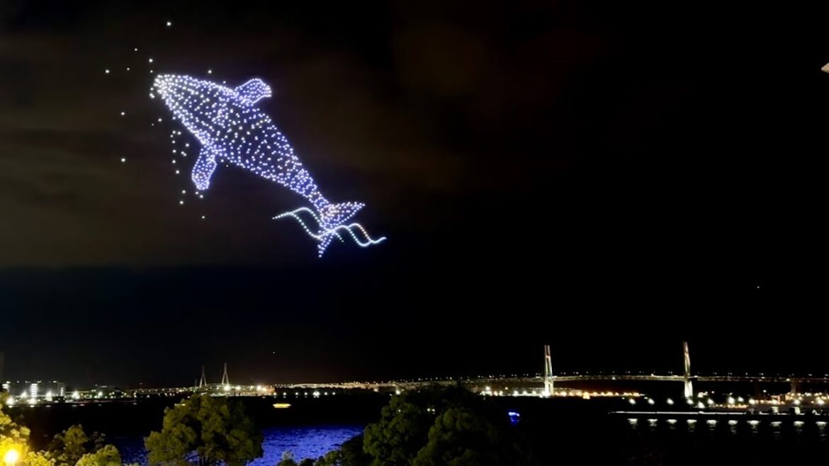 ドローンショー 横浜開港祭 ドローンショー 横浜開港祭