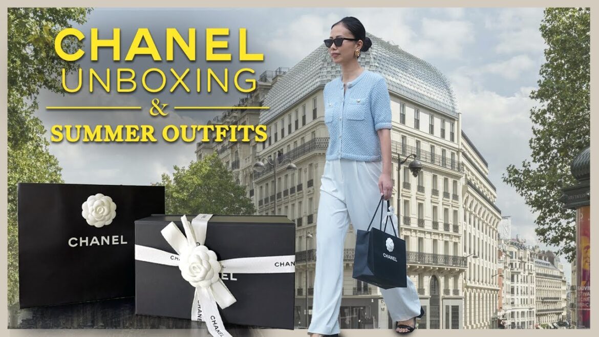 🇫🇷パリで予期せぬCHANELバッグとの出会い&開封動画+夏服コーデ