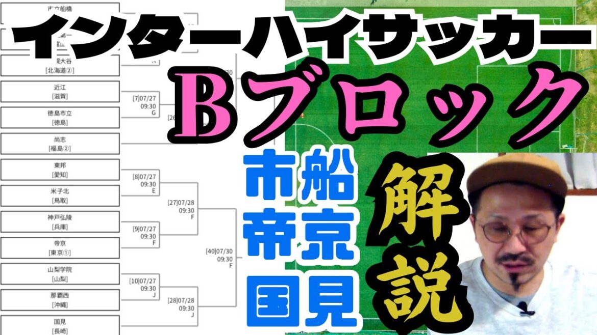 伝統校ゾーン！インハイサッカー【Bブロック】解説！