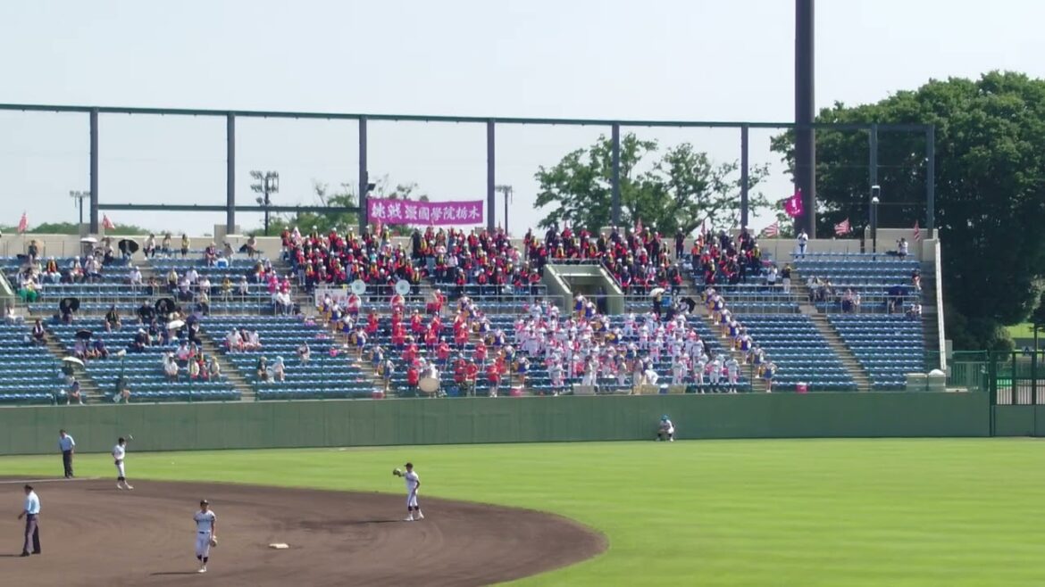 先制点が入り盛り上がる国学院栃木応援席！2024夏　栃木大会3回戦　国学院栃木vs栃木工業