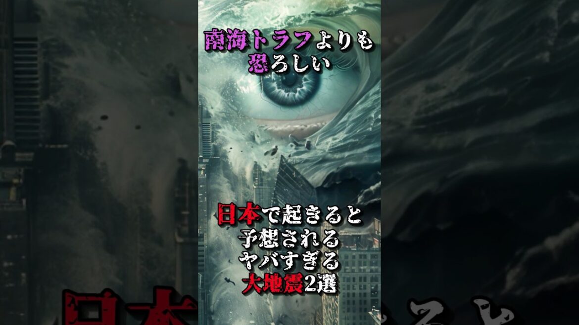南海トラフよりも恐ろしい日本で起きると予想されるヤバすぎる大地震 #ホラー #都市伝説 #巨大地震