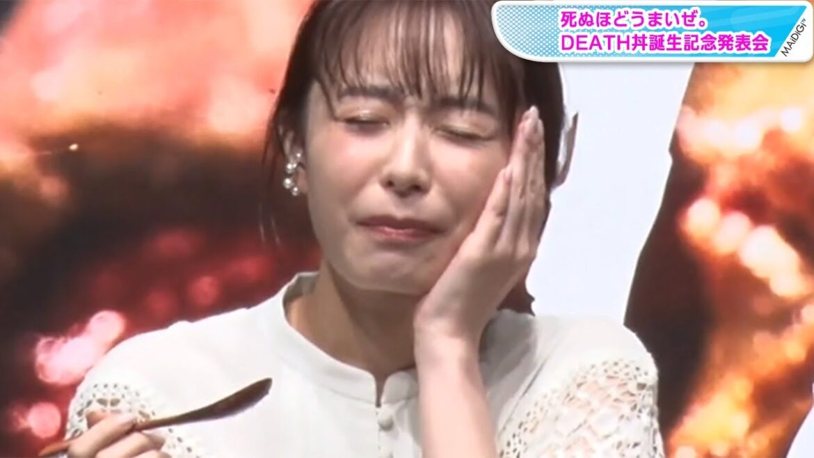 宇垣美里、高カロリー丼に至福の表情「ああ…もうダメだ…」とメロメロに