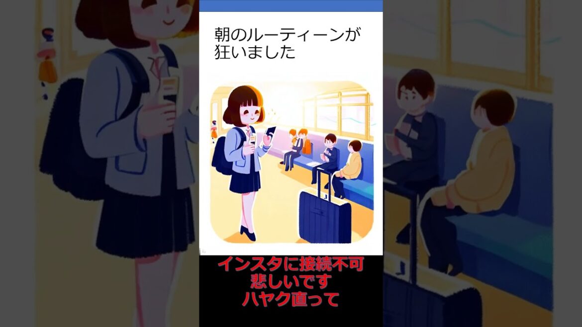 インスタ 不具合 接続できなくて悲しい 2023年 05月 22日 朝 #shorts パワーポイント