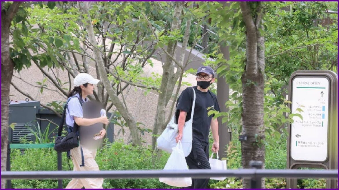 🔴有吉弘行＆夏目三久　新セレブスポット「麻布台ヒルズ」を夫婦で満喫「リラックスショット」撮📽