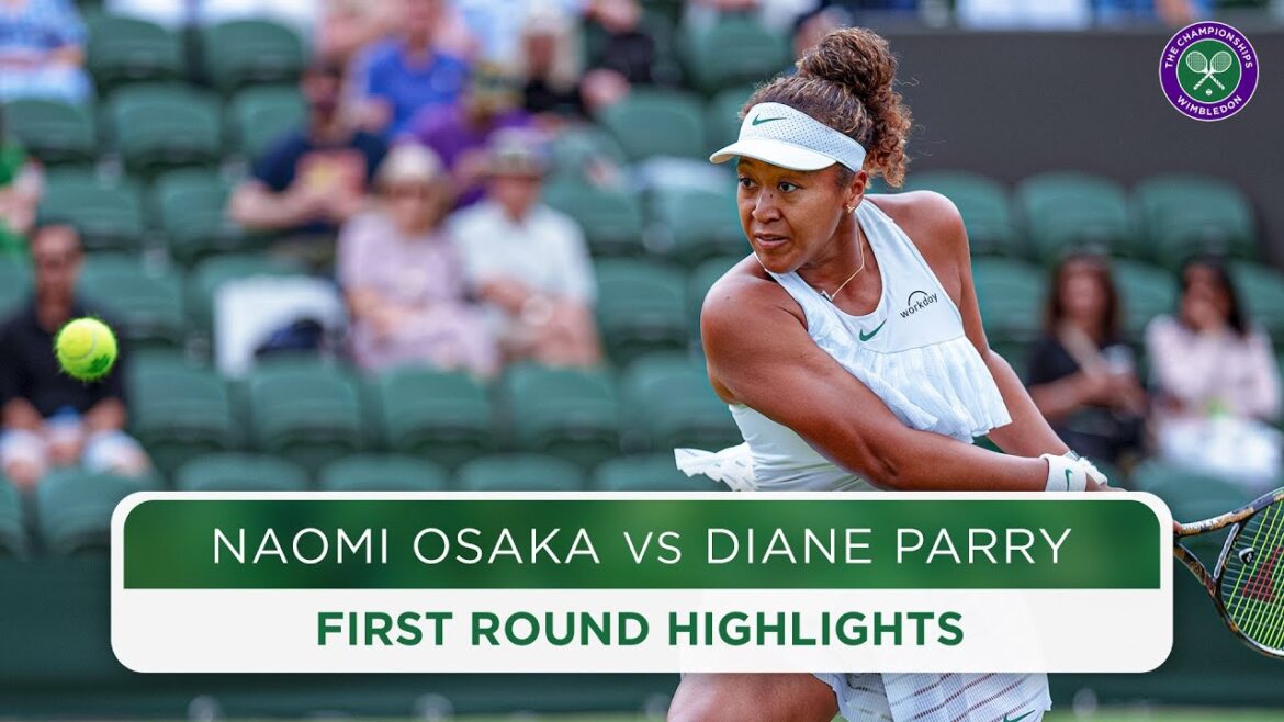 Osaka goes distance on Wimbledon return | Naomi Osaka vs Diane Parry | Highlights | Wimbledon 2024