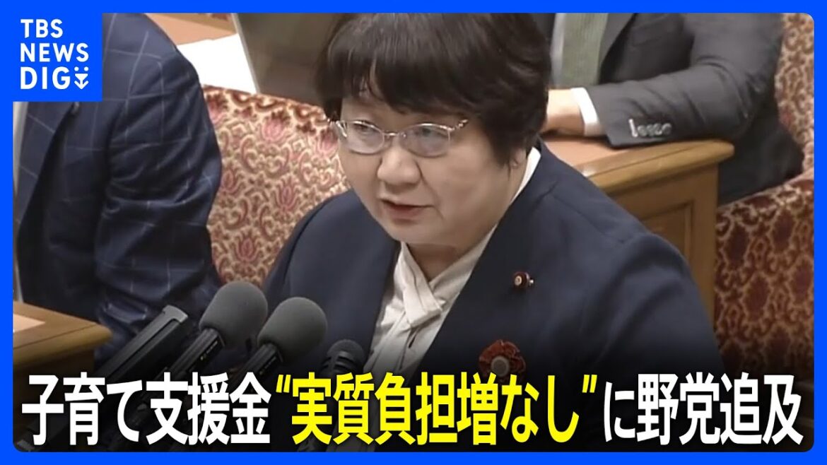 子育て支援金制度　“実質的に負担は増えない”に野党追及｜TBS NEWS DIG