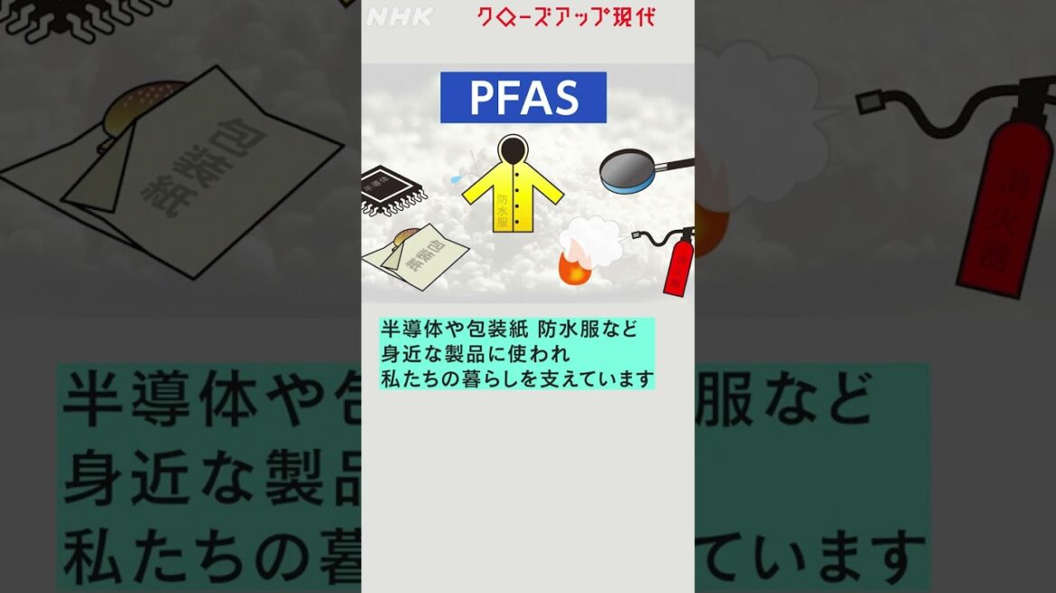 PFASとは？身体への影響や日本各地の汚染実態を解説 [クロ現] | NHK | #shorts