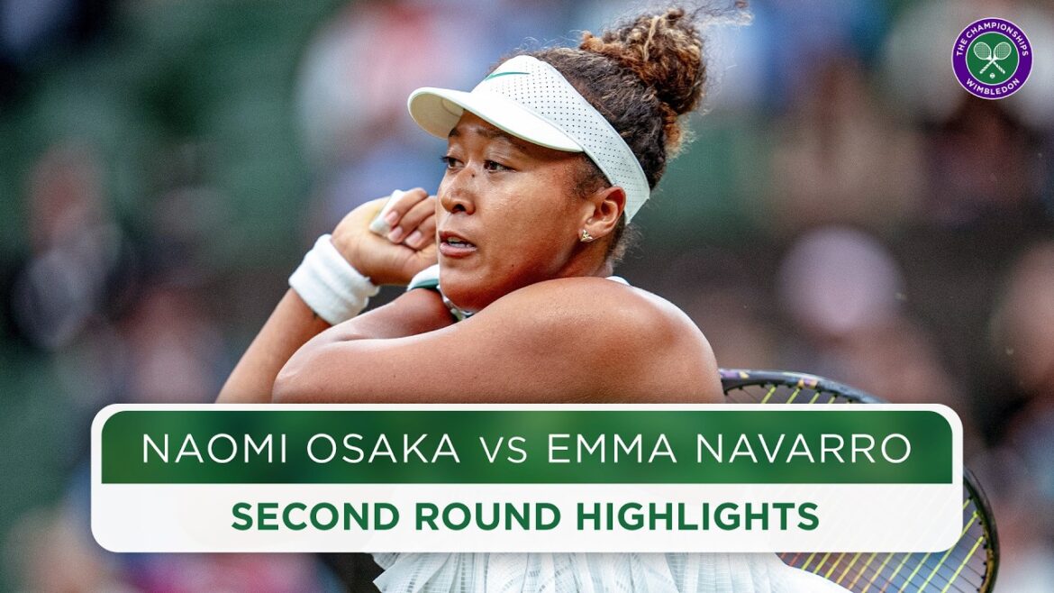 Grand Slam Champion bows out | Naomi Osaka vs Emma Navarro | Highlights | Wimbledon 2024