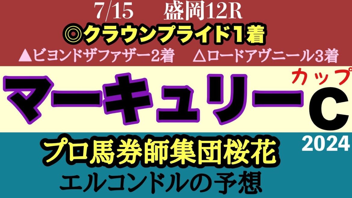エルコンドル氏のマーキュリーカップ2024予想！！重賞は中央だけじゃない地方でもある！今回のメンバーならあの馬の本来の力に期待したい！