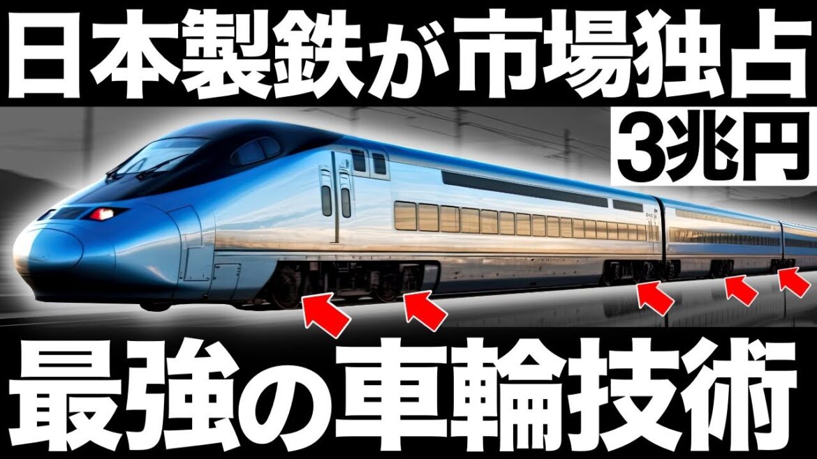 【衝撃】国内シェア100％！日本製鉄の「車輪」がとんでもなくヤバい！【3兆円】