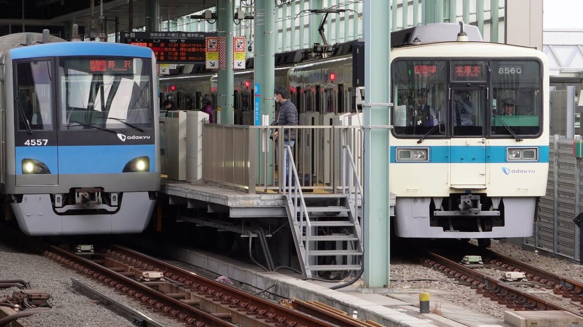 【小田急8000形が西武の車両へ！】小田急小田原線登戸駅発着&通過集