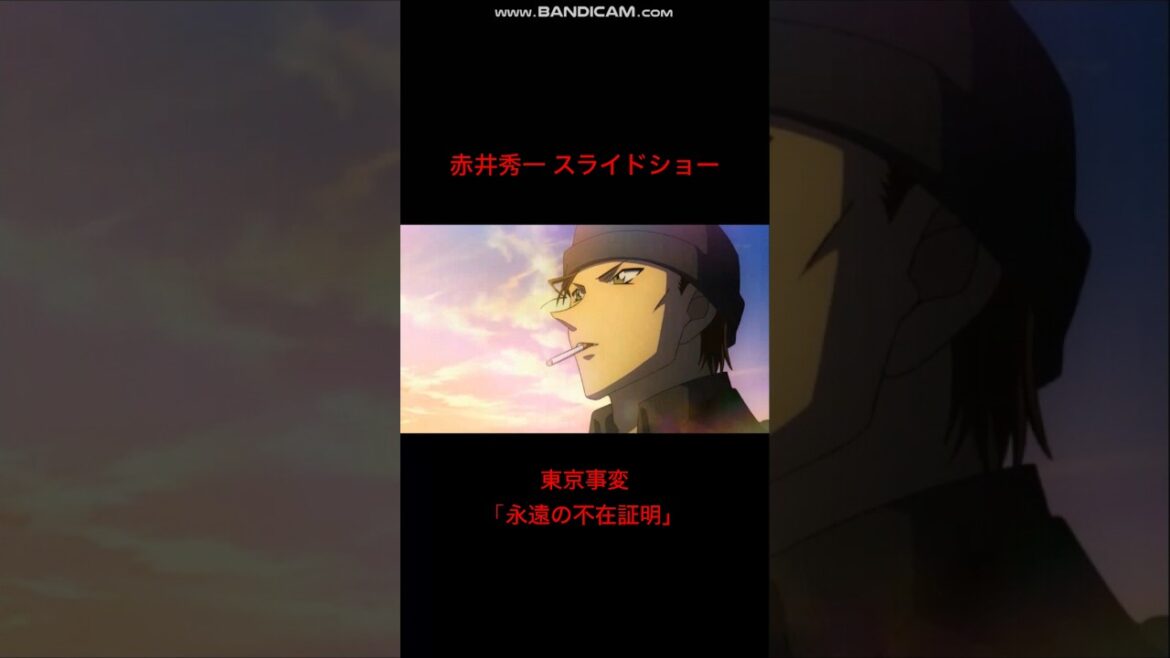 Top secret ! 【スライドショー】赤井秀一  "緋色"の動画  289　#緋色の弾丸 　#赤井秀一 　#shorts