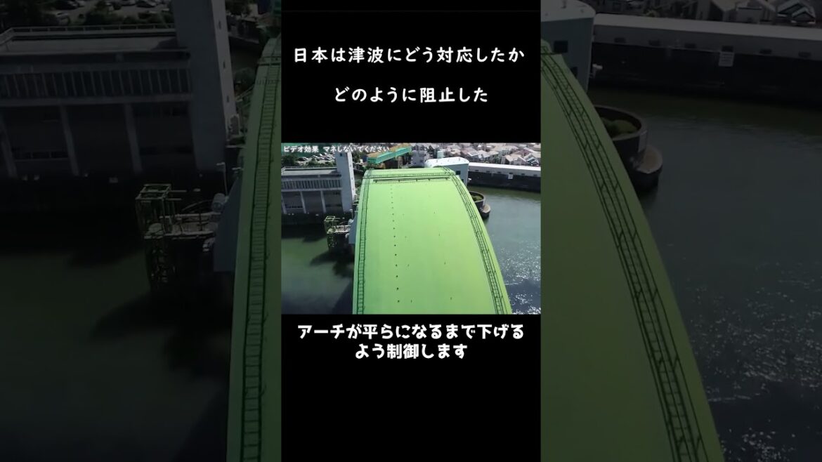 対津波の回転橋！！