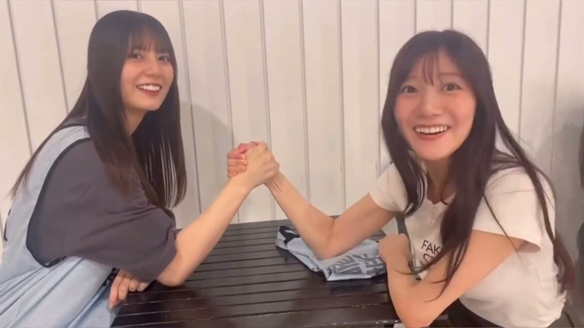金村美玖 二期生の『腕相撲』小坂菜緒 河田陽菜 富田鈴花 Instagram