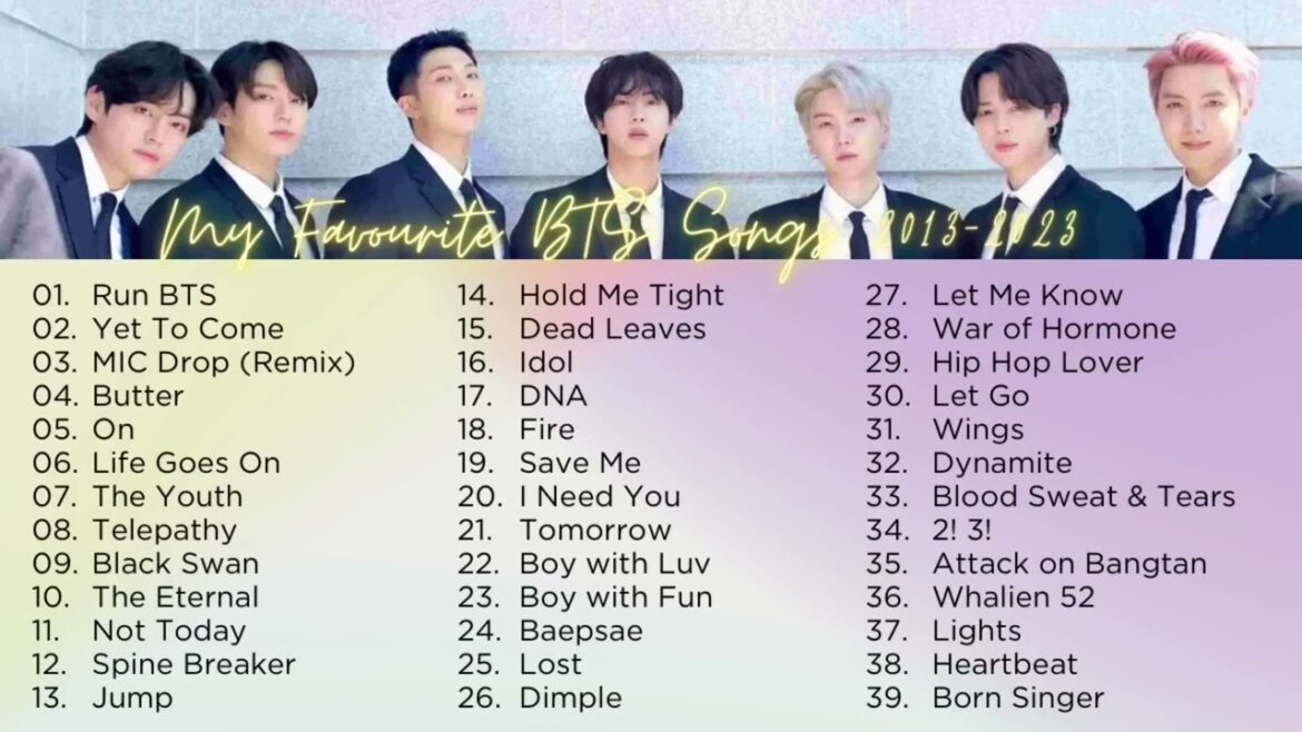 NO ADS - BTS 방탄소년단 SONGS PLAYLIST ALBUM (2013- 2024)