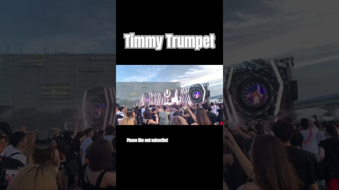 Timmy Trumpet - Live at Ultra Japan 2022 (Day1) #TimmyTrumpet #Shorts