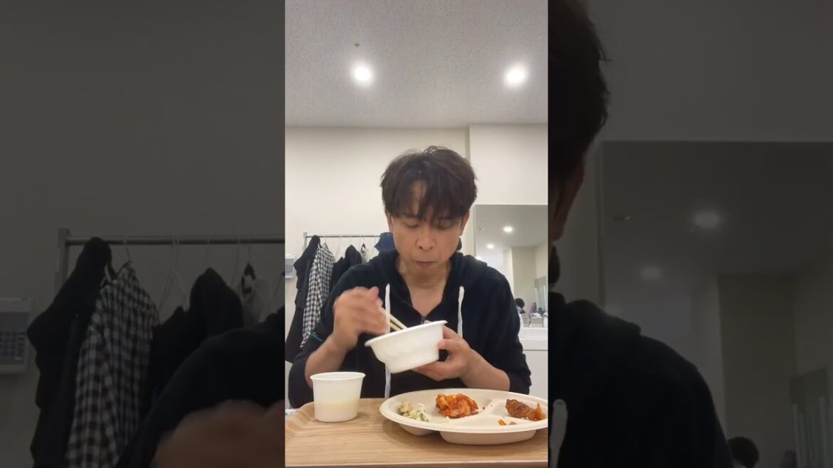 【#坂本昌行】坂本のとある日のランチタイム🍚