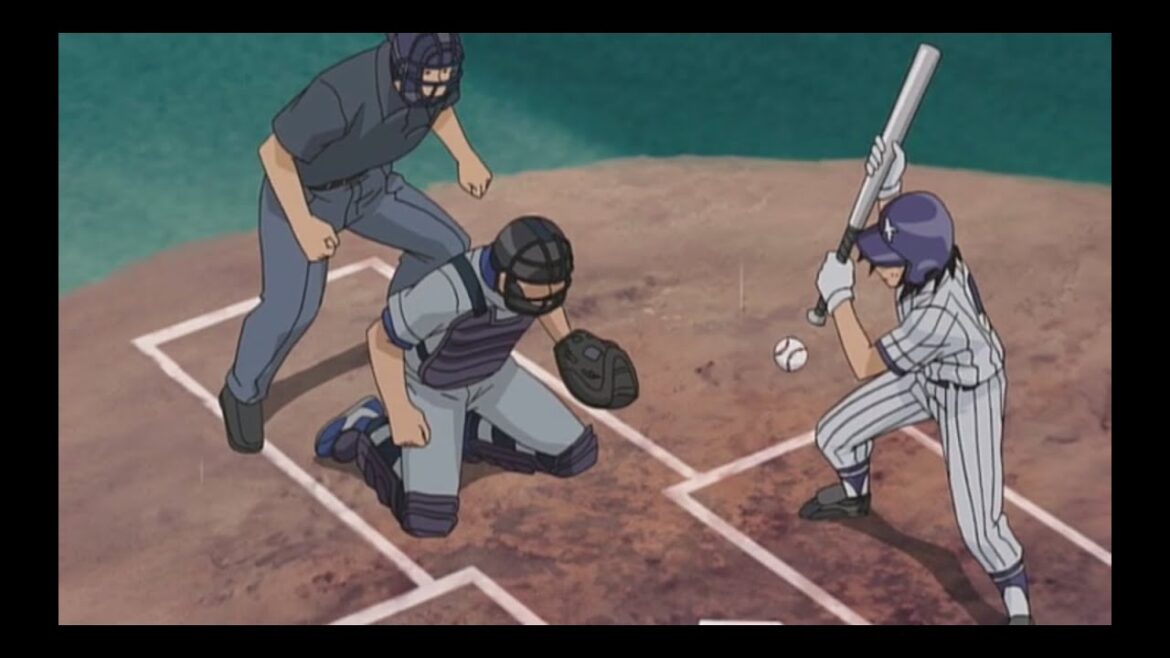 メジャー  アニメ 田代の体を張ったプレイ