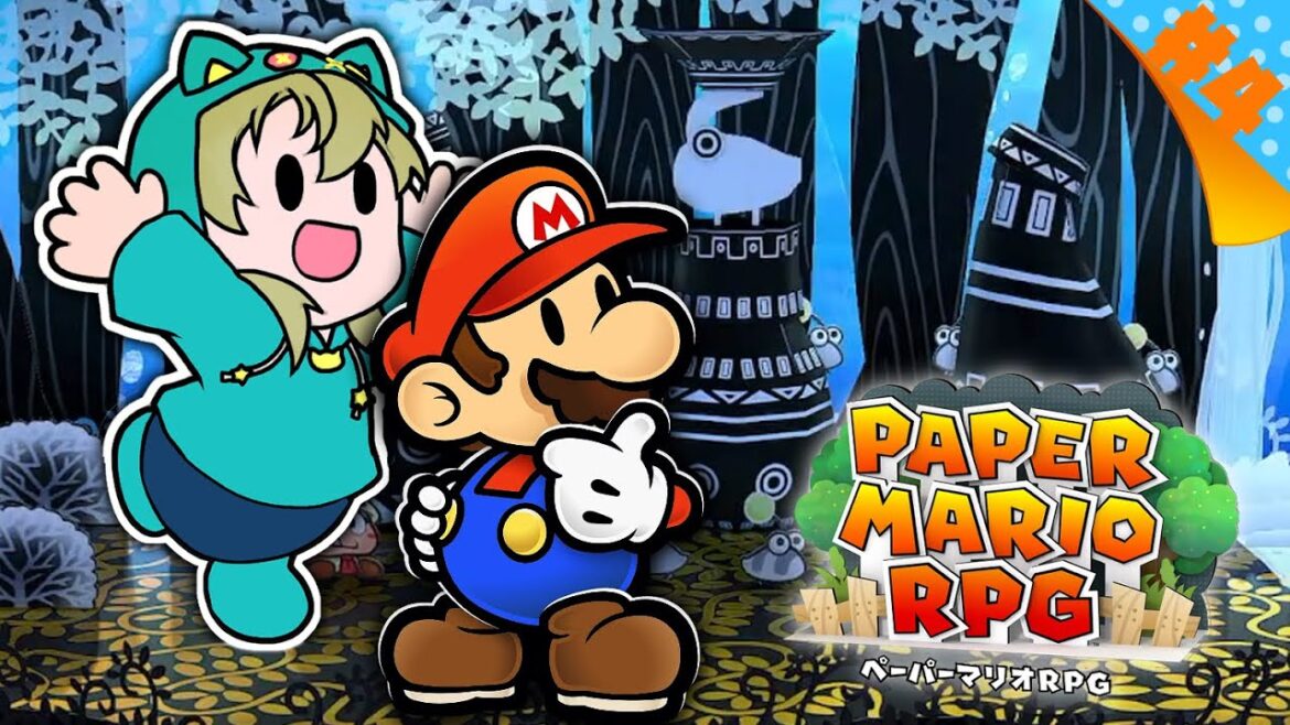 【ペーパーマリオRPG】#4 プニ族救出作戦！【こにまちゃんねる】※ネタバレ有