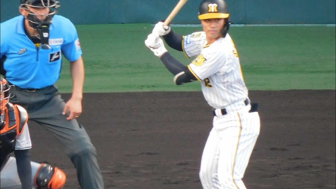 【後ろ繋げ】坂本誠志郎 四球を選び初回で打者一巡 グリフィンに40球近く投げさせる