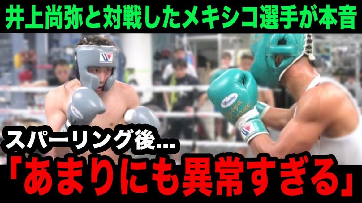 【海外の反応】ドヘニー戦を控えた井上尚弥とスパーリングを行ったメキシコ選手が思わず漏らした本音がヤバい...