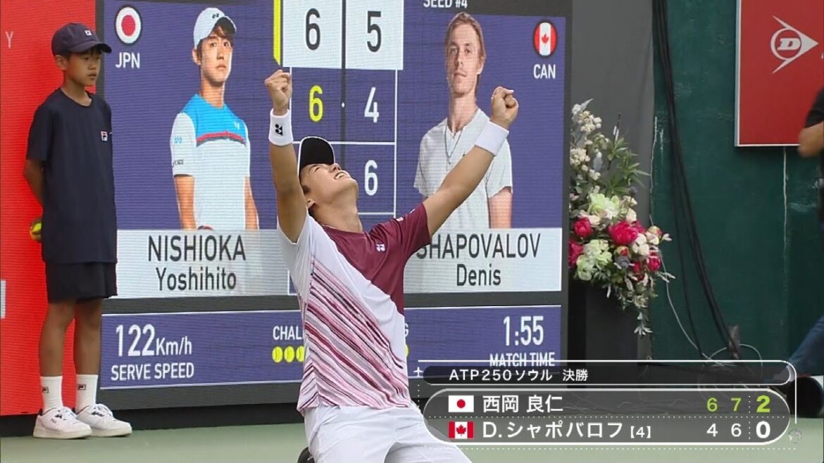 【西岡良仁】ATP250ソウルにて4年ぶり2度目のツアー優勝！│週刊テニスワールド【WOWOW】