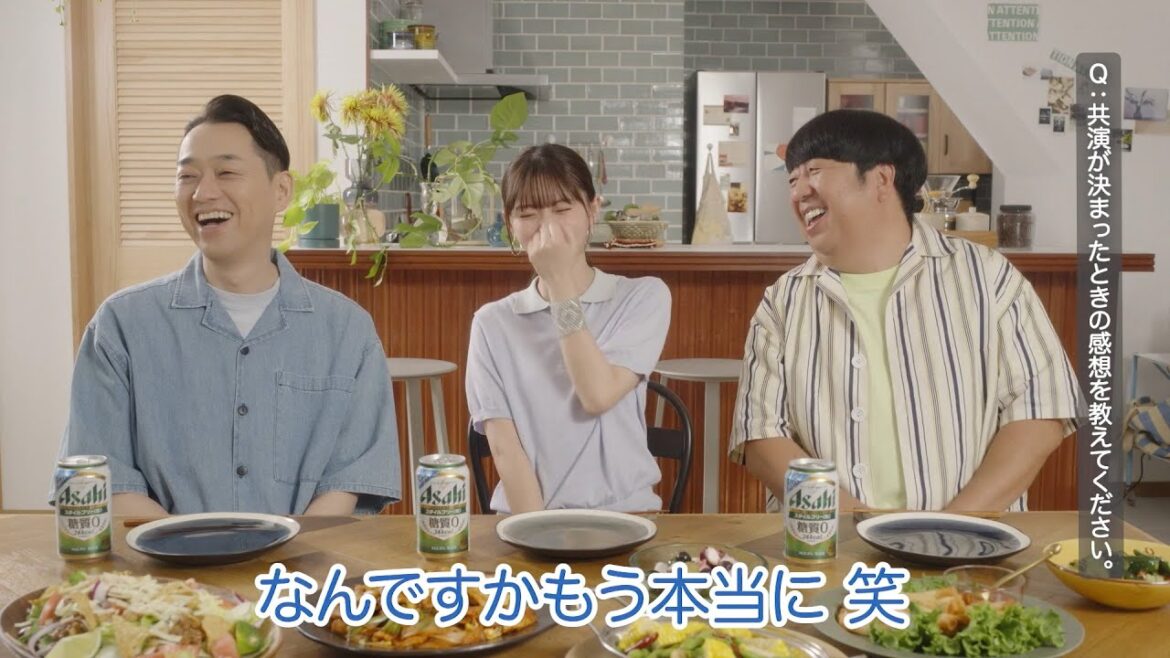 スタイルフリー CM 「夏のさいとうあすかめし」篇　撮影後インタビュー バナナマン 齋藤飛鳥