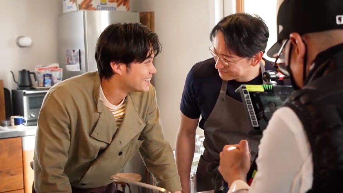 山本耕史＆磯村勇斗、“CM初共演”で息ピッタリ！パスタ調理で仲の良さあふれる撮影に　「パスタキューブ」新TVCM「ふたりのパスタ同好会」篇＆メイキング