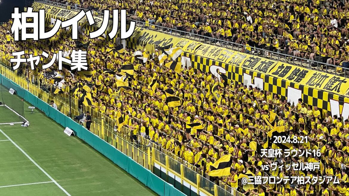 柏レイソル チャント集 | 2024.8.21 天皇杯ラウンド16 vsヴィッセル神戸 @三協フロンテア柏スタジアム #柏レイソル #reysol #jleague