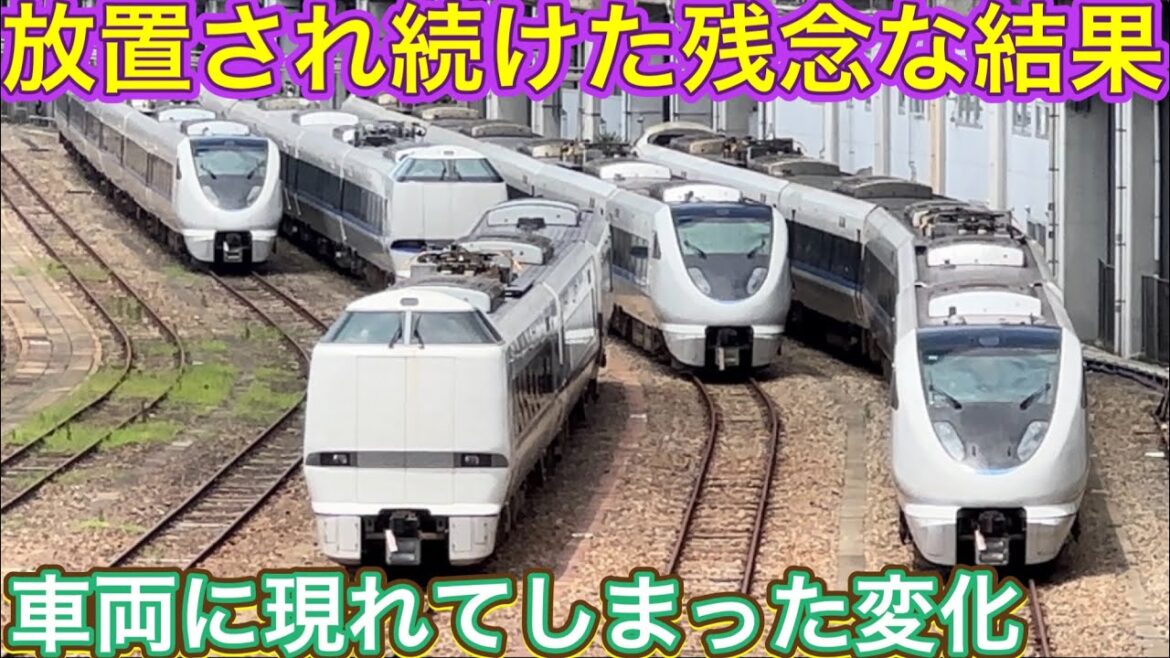 自力で出れない場所に押し込まれて大集合？！新幹線が開業して数ヶ月の時が経過した元北陸のエース