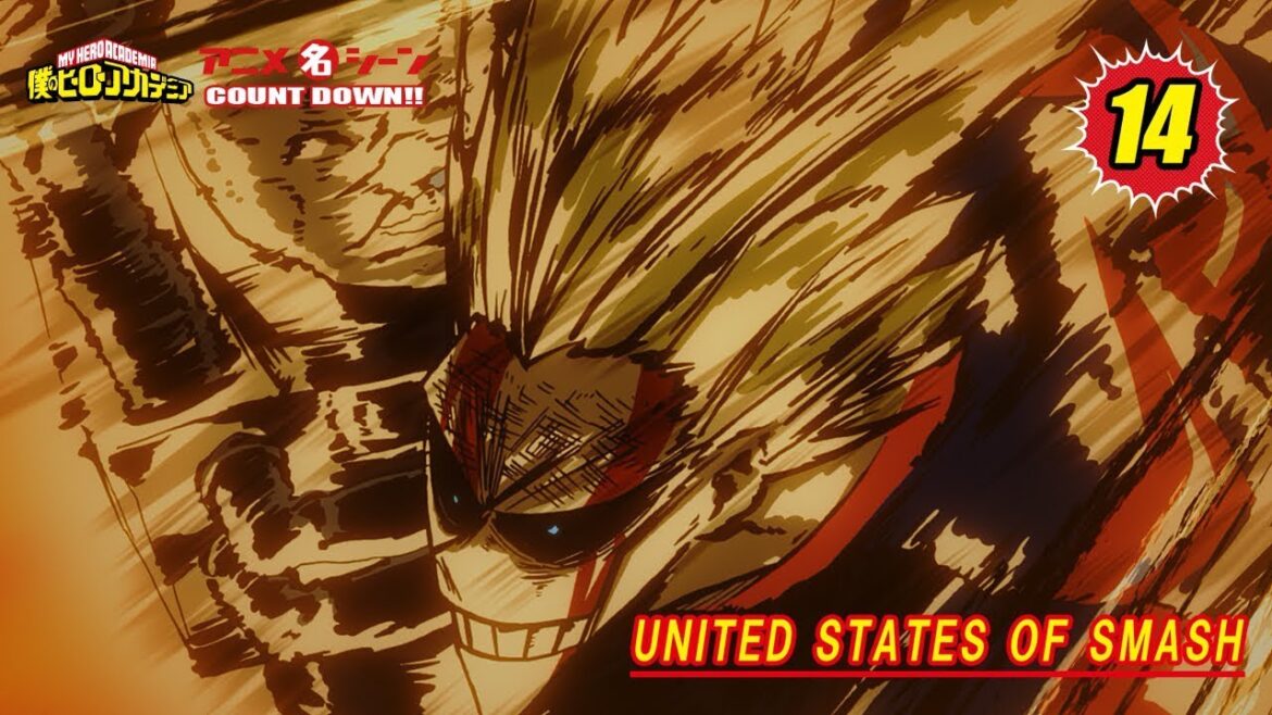 #ヒロアカアニメ名シーン:第14弾「UNITED STATES OF SMASH」(『僕のヒーローアカデミア』第49話より) #ヒロアカアニメ名シーン:第14弾「UNITED STATES OF SMASH」(『僕のヒーローアカデミア』第49話より)