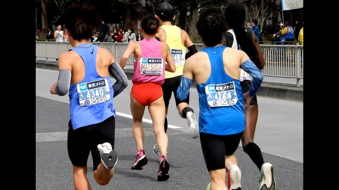 東京マラソン2023、日本人女子トップ、松田瑞生、男子に交じり爆走 38キロ地点