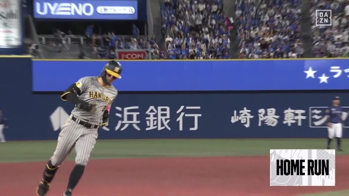 【横浜DeNAベイスターズ×阪神タイガース】虎に翼！佐藤輝明が豪快3ランホームラン｜2024年8月4日